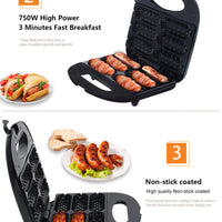 Home Hot Dog Roast Sausage Frying Machine Kitchen Gadgets