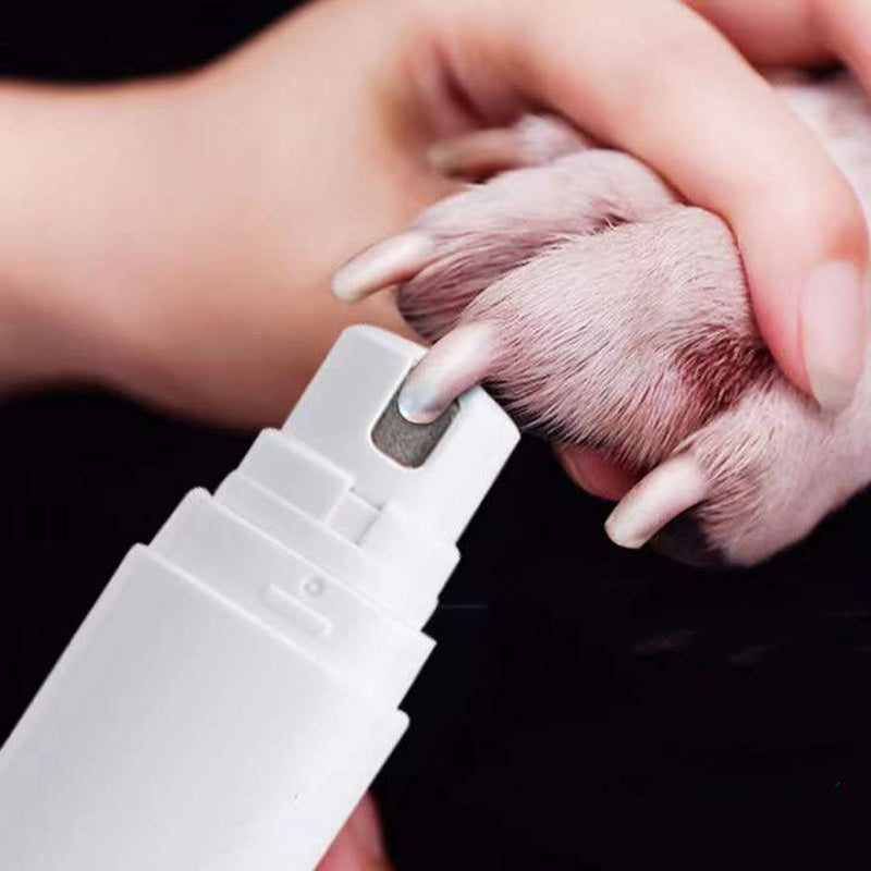 Electric Pet Nail Polisher With Light For Dog And Cat Cleaning Pet Products